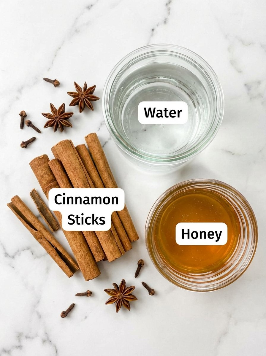 Ingredients for Perfect Cinnamon Tea