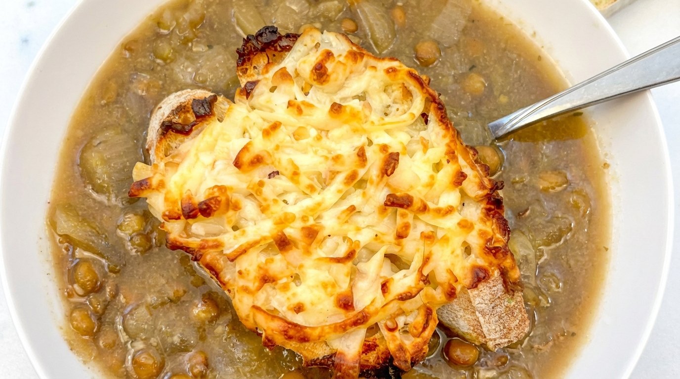 Lentil French Onion Soup