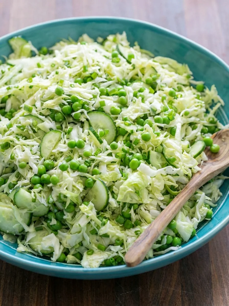 My Method for Cabbage and Pea Salad