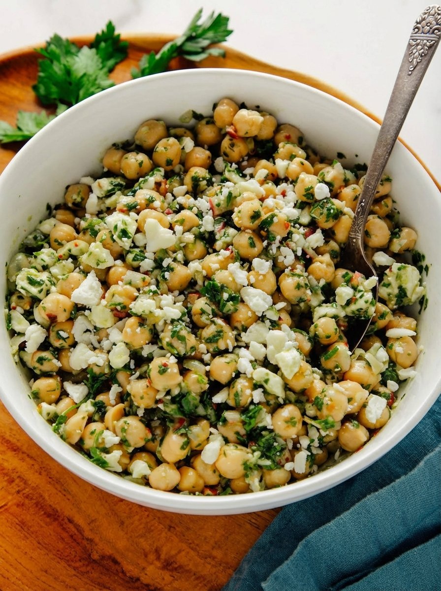 My Method for Chimichurri Chickpeas