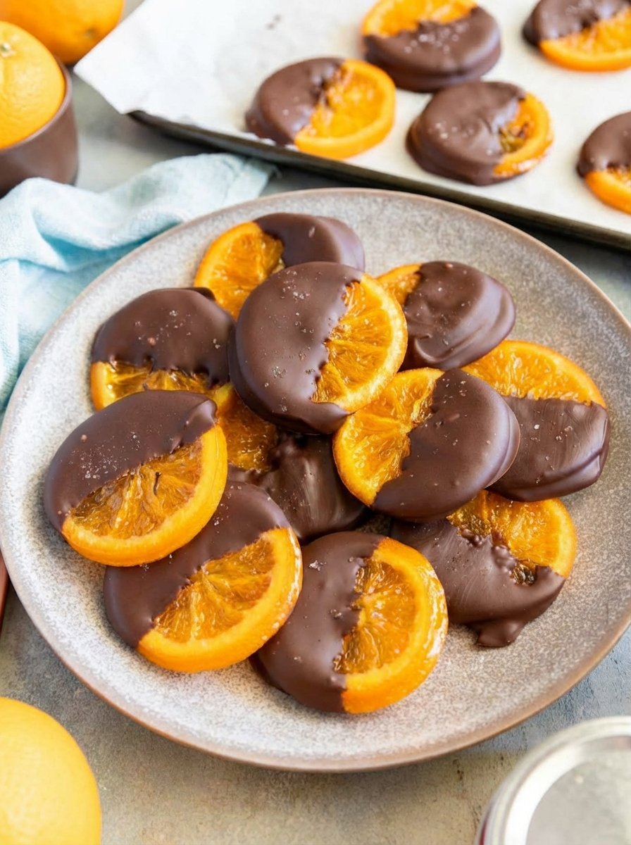My Method for Perfect Candied Orange Slices Dipped In Chocolate