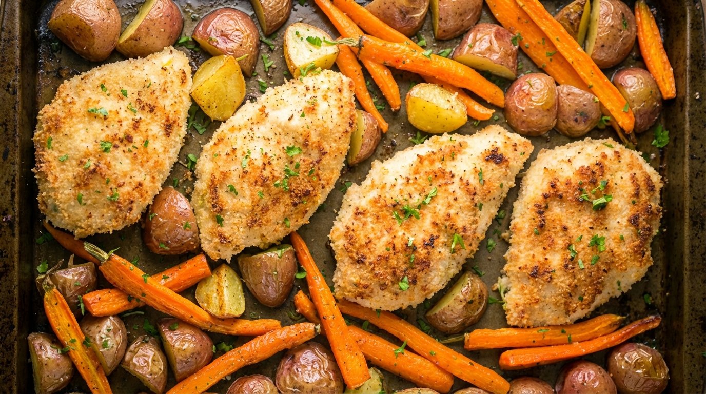 One Pan Chicken and Vegetables