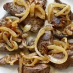 Onions and liver recipe