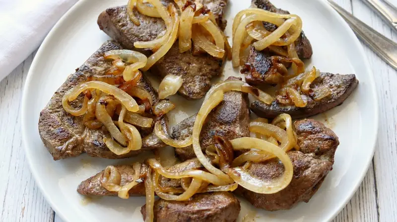 Onions and liver recipe