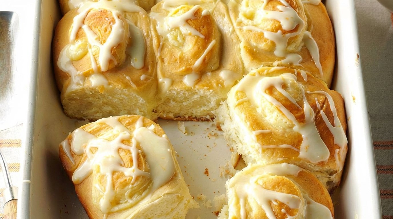 Orange Cheesecake Breakfast Rolls