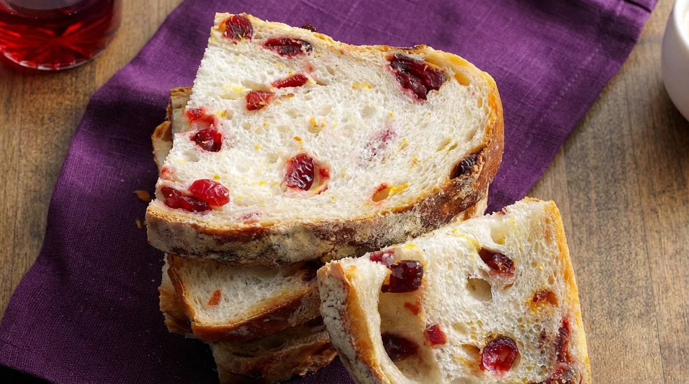 Rustic Cranberry & Orange Bread