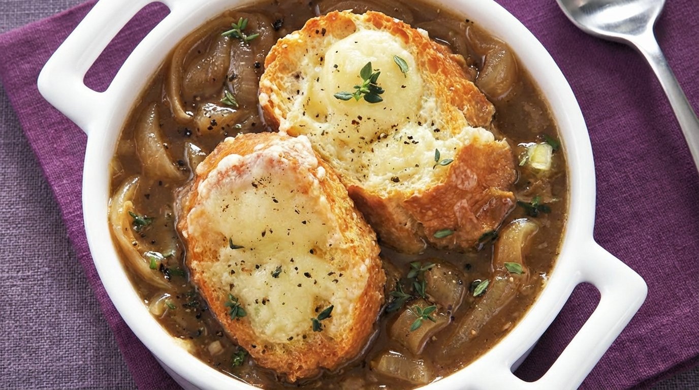 Slow-Cooker Rustic French Onion Soup