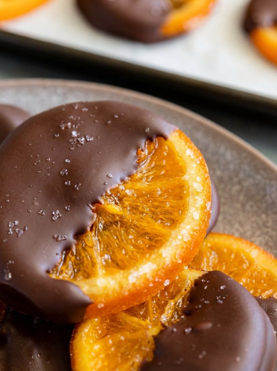 The Magic Behind This Candied Orange Slices Dipped In Chocolate