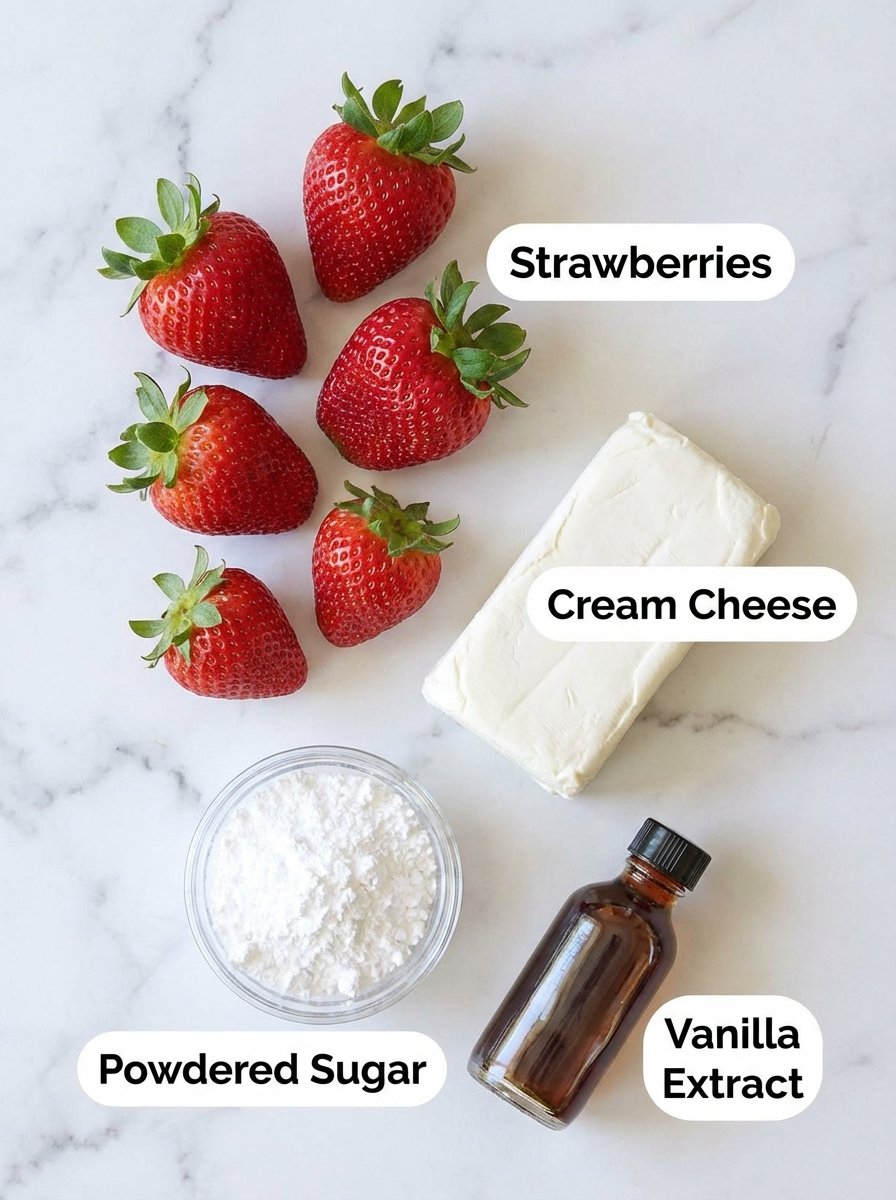 What Goes Into This Cheesecake-Stuffed Strawberries