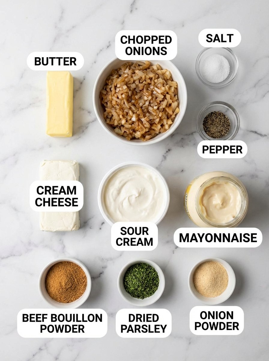 What You'll Need for French Onion Soup Dip