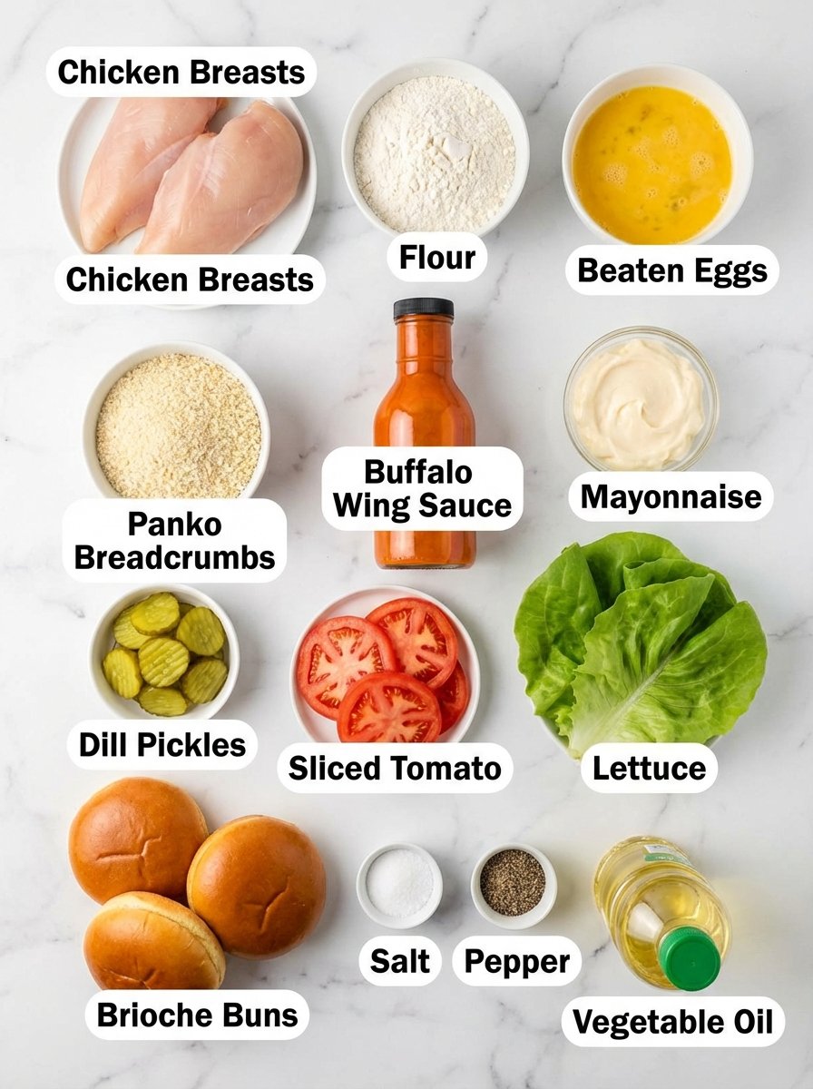 Your Buffalo Chicken Sandwiches Shopping List